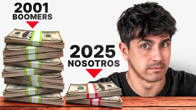 Comparación económica: 2001 boomers y 2025 nosotros